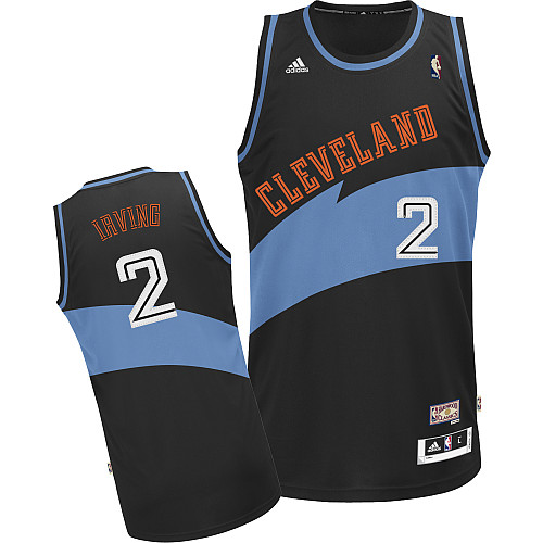  NBA Cleveland Cavaliers 2 Kyrie Irving Hardwood Classic Fashion Swingman Black Jersey